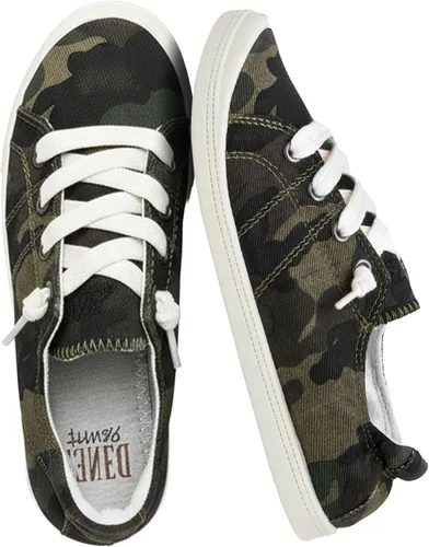 Vista 15 de Dunes Sport Tenis de lona Reesa para mujer Negro