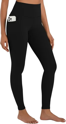 Vista 50 de Sunzel - Leggings de entrenamiento para mujer con cintura alta y control de abdomen Negro