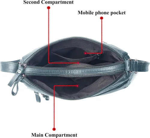 Vista 7 de Bolsos VOLGANIK ROCK para mujer de piel sintética suave, bolso de hombro para damas, bolso bandolera y bolsos de mano, liviano, con bolsillos