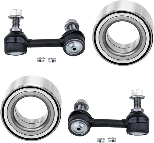 Vista 65 de Detroit Axle - Kit de suspensión delantera 4WD para Nissan Frontier Pathfinder Xterra, 2 cubos de rodamientos de ruedas, 2 brazos de control