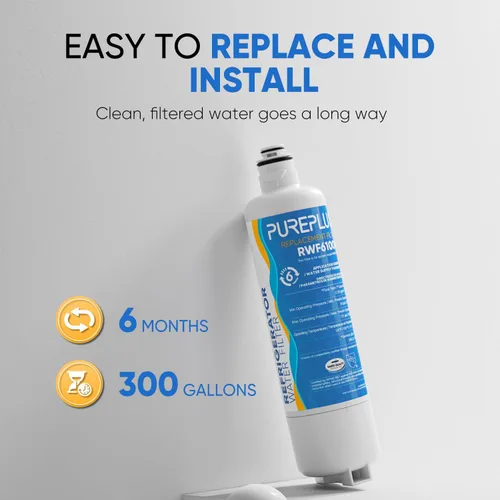 Vista 8 de PUREPLUS BORPLFTR50 Reemplazo para Filtro de Agua Ultra Claridad Pro de Bosch 11025825 para Refrigerador, Compatible con 12033030, 12028325