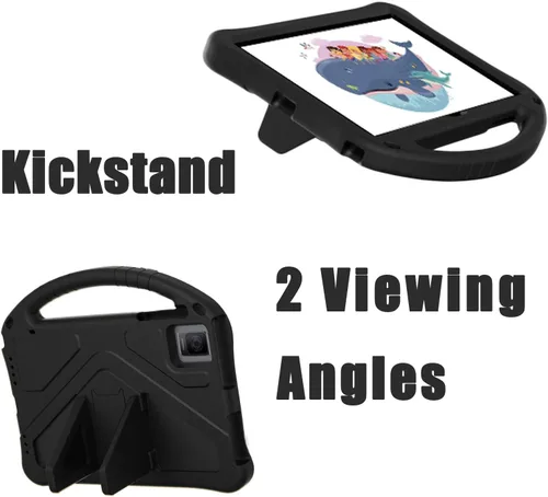 Vista 4 de Funda para tableta Revvl Tab 0.18 oz, funda protectora de espuma EVA para niños, cubierta protectora de mango para T-Mobile REVVL Tab 5G (2023)