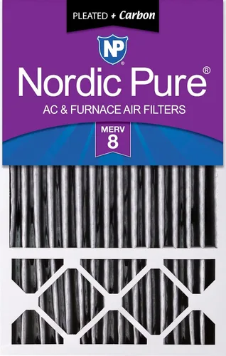 Vista 21 de Nordic Pure 16x25x5 (15_3/4 x 24_3/4 x 4_3/8) Honeywell/Lennox Filtro de aire de reemplazo MERV 8 1 unidad