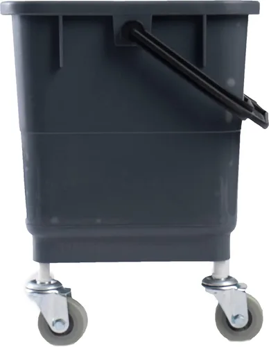 Vista 7 de Matthew - Cubo de limpieza con acabado de microfibra con tamiz, cubo de fregona con prensa escurridor para trapeadores planos de microfibra, cubo