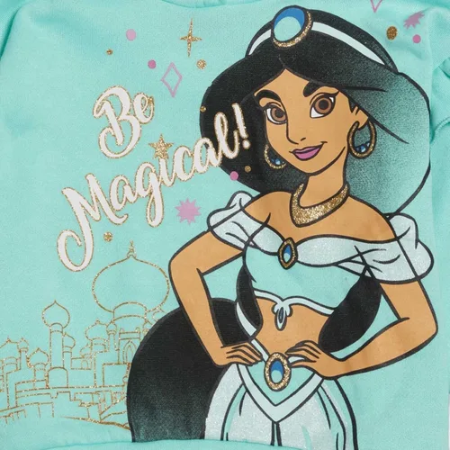 Vista 7 de Disney Princess Mulan Rapunzel Jasmine - Sudadera con capucha para niñas y niños grandes