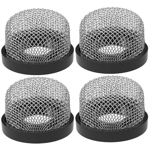 Vista 10 de Saillong 1 colador de malla de acero inoxidable de ¾ pulgadas -14, filtro de pantalla aireador de acero inoxidable compatible con bombas Livewell