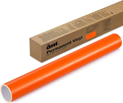 Vista 49 de ANT Melocotón, rollo de vinilo permanente de 24" x 4,5 m, rollo de vinilo adhesivo, para proyecto DIY, calcomanía, pegatina, compatible con Cricut