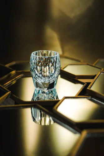 Vista 2 de Vanity - Juego de 2 vasos de cóctel irrompibles de policarbonato de 7.5 onzas, elegantes, duraderos e inastillables