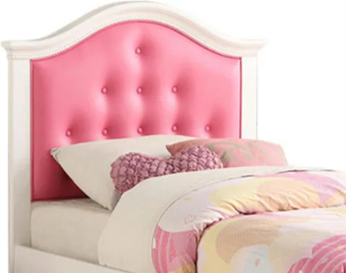 Vista 5 de Benjara Benzara Cherub - Cama de tamaño individual con nido, rosa y blanco, rosa y blanco