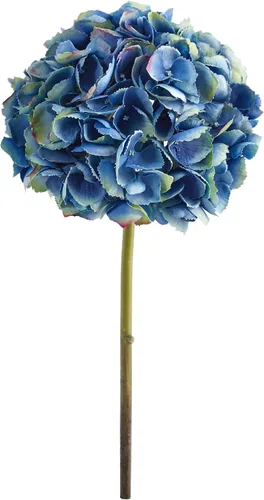 Vista 5 de Nearly Natural Flor artificial de hortensia de 19 pulgadas (juego de 3)
