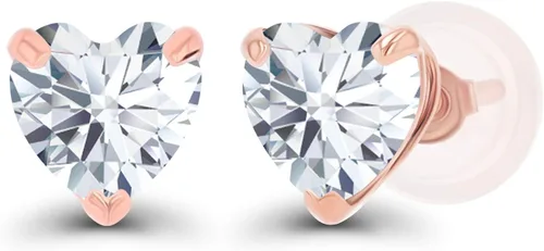 Vista 34 de Aretes de plata de ley 925 maciza chapados en oro de 0.197 in con piedra natal genuina para mujer, aretes de tuerca con piedras preciosas Amatista