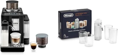 Vista 16 de De'Longhi Rivelia - Máquina automática de café expreso, espumador de leche Blanco ártico