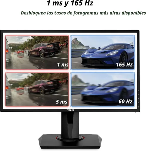 Vista 3 de ASUS - Monitor para juegos VG248QZ de 24", Negro
