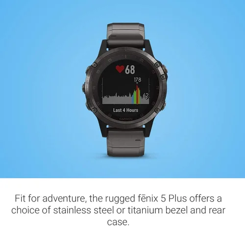 Vista 2 de Garmin fēnix Multisport GPS Smartwatch, Zafiro