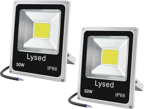 Vista 9 de Luz de inundación LED de 50 W CC 12 V-60 V, luz blanca cálida de bajo voltaje de 12 V, luz de seguridad para jardín, pared, luces de trabajo
