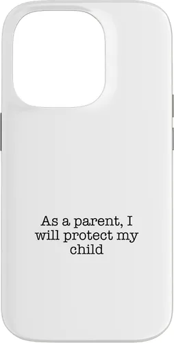 Vista 17 de As a parent, I will protect my child Case for iPhone 16
