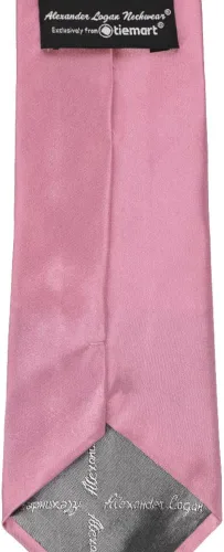 Vista 479 de tiemart Corbata de color sólido para hombre Longitud estándar