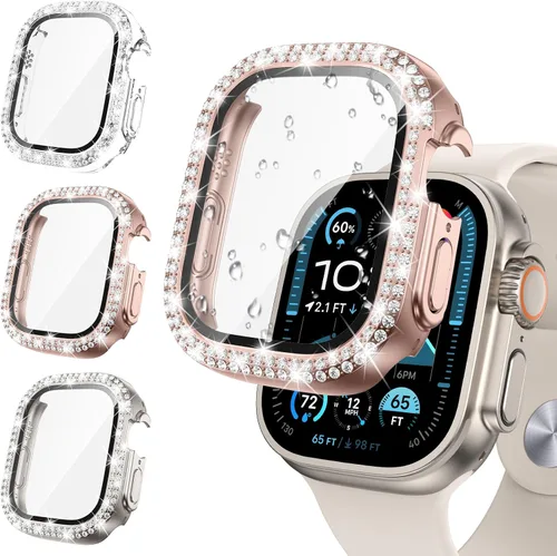 Vista 14 de Tensea - Funda protectora de pantalla para Apple Watch SE 3/SE 2/SE/6/5/4 de 1.732 in