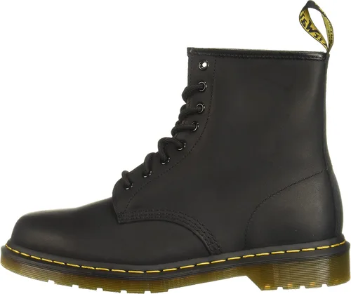 Vista 13 de Dr. Dr. Martens 1460 Original- Botas de cuero con 8 ojales, para hombre y mujer, negro, 6