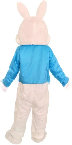 Vista 4 de MatGui Easter Party Rabbit Costume Bunny Mascot Costume Adult Size Fancy Dress