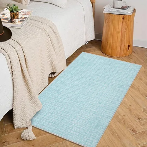 Vista 14 de Zacoo Alfombra de área – 9 x 12 pies gris a cuadros para sala de estar, moderna, lavable, antideslizante, resistente a las manchas, alfombra de casa