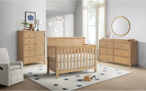 Vista 2 de Soho Baby Everlee Cambiador Madera Miel Madera de miel