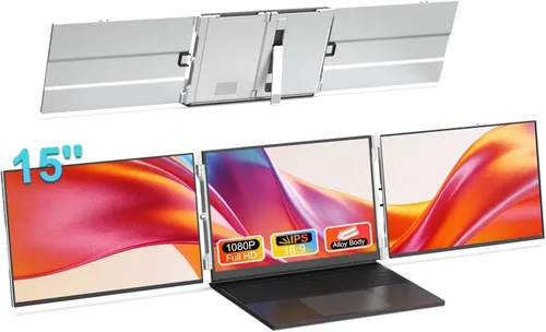 Vista 10 de VSDISPLAY 14 '' 1920x1200 IPS portátil pantalla extensor portátil dual monitor 14'' 1920x1200 LCD