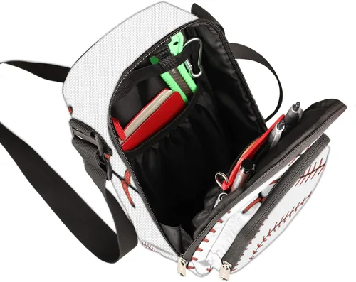 Vista 2 de Bolsa cruzada para mujeres y hombres, bolsa de mensajero ligera, bolsa de hombro para deportes, viajes, trabajo, ocio