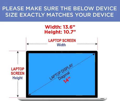Vista 2 de Protector de pantalla mate para Panasonic TOUGHBOOK FZ-55 14 pulgadas 2