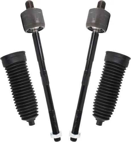 Vista 163 de TRQ Kit de dirección delantera con barra de acoplamiento de fuelle de piñón y cremallera compatible con Toyota Echo 2000-2005