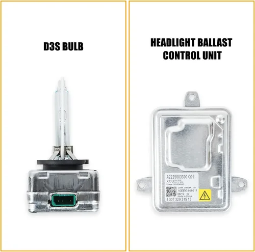 Vista 3 de RANSOTO 130732931515 Módulo de unidad de control de balasto de faros de xenón con bombilla D3S compatible con Dodge Dart Cadillac CTS XTS Chevy