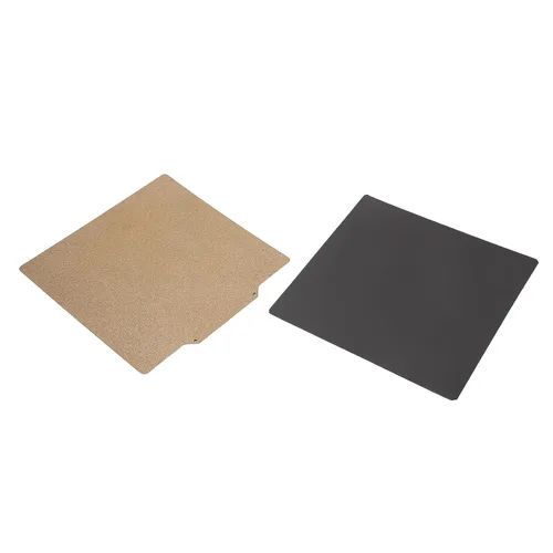Vista 8 de Placa de construcción de impresora 3D de 7.874 x 7.874 in, doble cara PEI pulverizado en polvo de acero con resorte flexible plataforma de cama