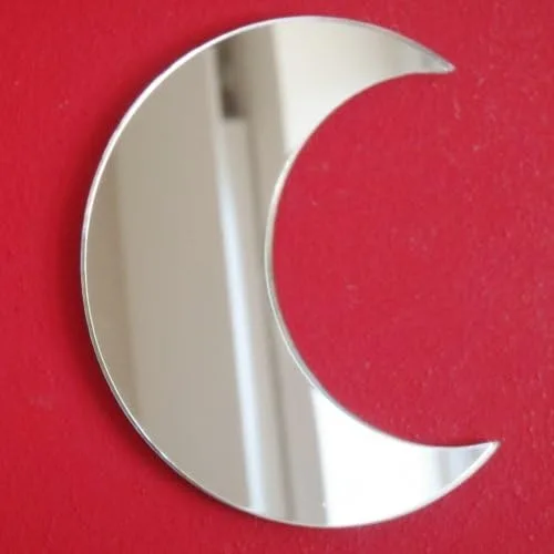 Vista 3 de Espejo Luna - Decoración de pared perfecta LotusMoon (7.9x6.3 in)