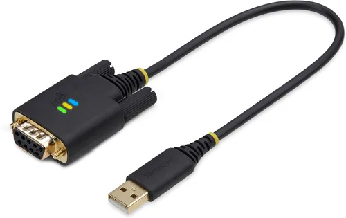 Vista 2 de StarTech Cable adaptador USB a serie de 11.8 in (1P1FFC-serie USB)