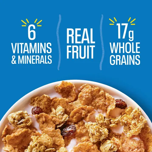 Vista 7 de Kellogg's Raisin Bran Crunch Breakfast Cereal, Good Source of Fiber, Giant Size, 24.5 oz