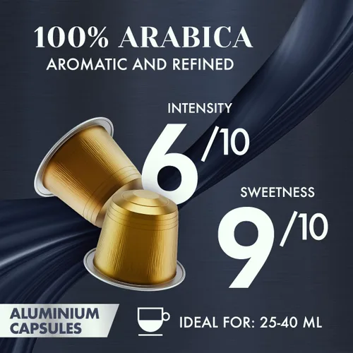 Vista 4 de Caffè Borbone Cápsulas de aluminio 100% arábica compatibles con máquinas originales Nespresso, tostado medio, 100