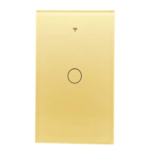 Vista 9 de Tuya WiFi Smart Wall Light Switch Pantalla de cristal Panel de sensor táctil Control eléctrico inalámbrico por control de voz Negro 1 banda