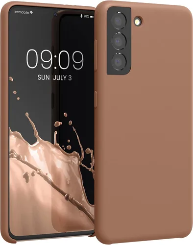 Vista 33 de kwmobile Funda compatible con Samsung Galaxy S9 - Funda de silicona TPU con acabado suave - Blue Reef