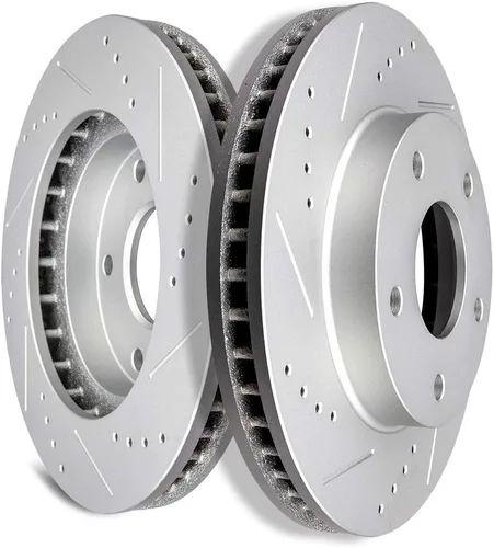 Vista 43 de SCITOO Rotores de freno traseros, 2 kits de frenos para Acura Integra 1990-2001, Honda Civic 1992-1995 1999-2000, para Civic del Sol 1993-1997, CRX