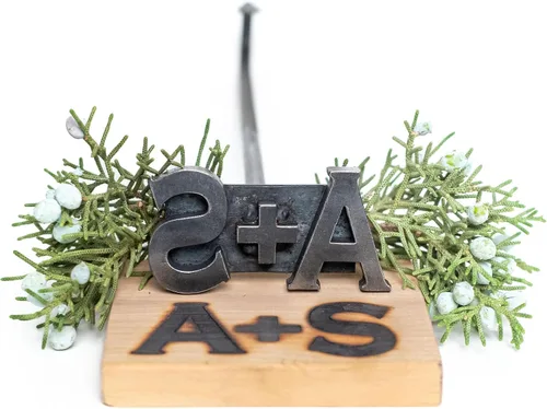 Vista 3 de Hierro de marca de madera para manualidades personalizadas, carpintería personalizada, barbacoa y parrilla, hierro de marca personalizado de 2
