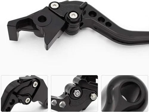 Vista 6 de Palancas de freno de embrague CNC ATV compatibles con YFM700 Raptor 700R 2008-2023, YFZ450 YFZ450R YFZ450X 2008-2020, YFM250 Raptor 2008-2013