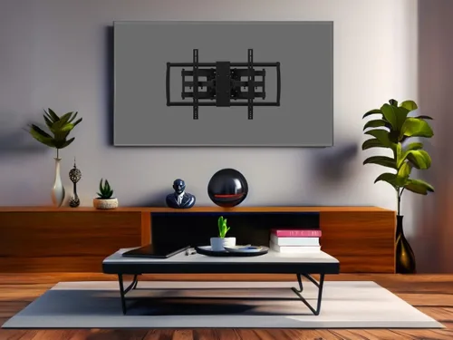 Vista 7 de Monoprice grampa de fijación para colgar en pared Movimiento completo Negro