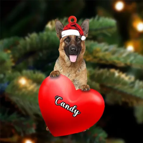 Vista 151 de Adornos de Navidad personalizados para perros, nombre personalizado, adorno de Malamute de Alaska, adornos acrílicos, regalos de Navidad, amantes