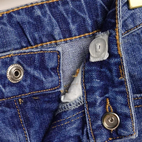Vista 5 de KIDSCOOL SPACE Pantalones de mezclilla rasgados con banda elástica para niños pequeños