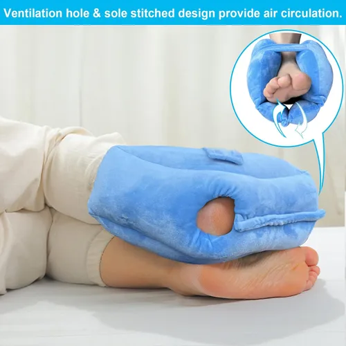 Vista 2 de Cojín protector de talón, almohada de apoyo para úlceras por presión y úlceras, 1 almohada de elevación de pies, protector de tobillo, botas