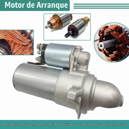 Vista 3 de Repuesto de arranque para 02 03 04 05 06 GMC Envoy Chevy Trailblazer, Buick Rainer 2004-2005, Olds Bravada 2002-2004 4.2L V6 10465527, 10465582