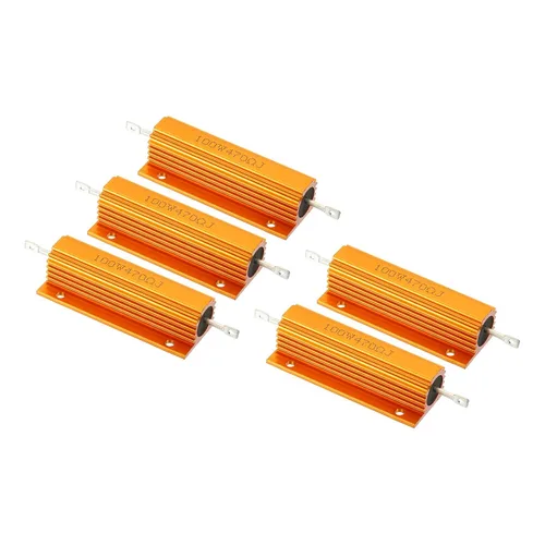 Vista 19 de PATIKIL Resistencia de carcasa de aluminio de 100 W 0.01 ohmios, paquete de 5 resistencias de carcasa de aluminio con carcasa de alambre enrollado
