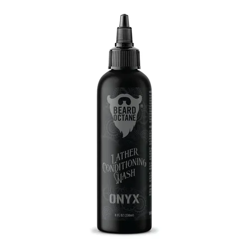 Vista 6 de Beard Octane Lavado de barba para hombres – Barbershop (Barbershop Colonia) – Champú diario suave para barba con manteca de karité – Limpia sin