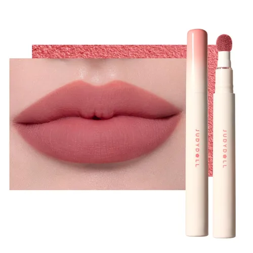 Vista 21 de JUDYDOLL - Lápiz labial para mujer, color rojo mate, larga duración N12 Toffee Peach