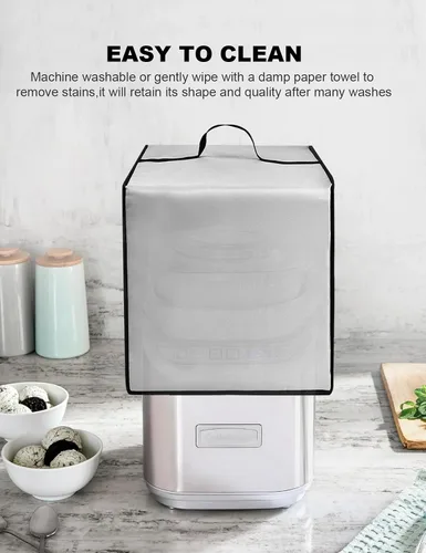 Vista 2 de 2QT Creami Maker - Cubierta antipolvo para helado CUISINART ICE30BCP/1ICE plateado
